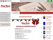 Tablet Screenshot of albionbooks.sk